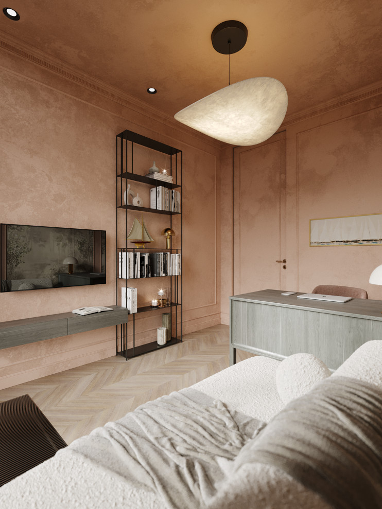 Светлая квартира с французским камином