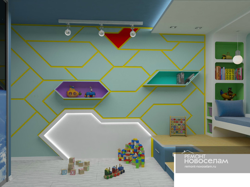 Дизайн проект детской комнаты / Вариант 1