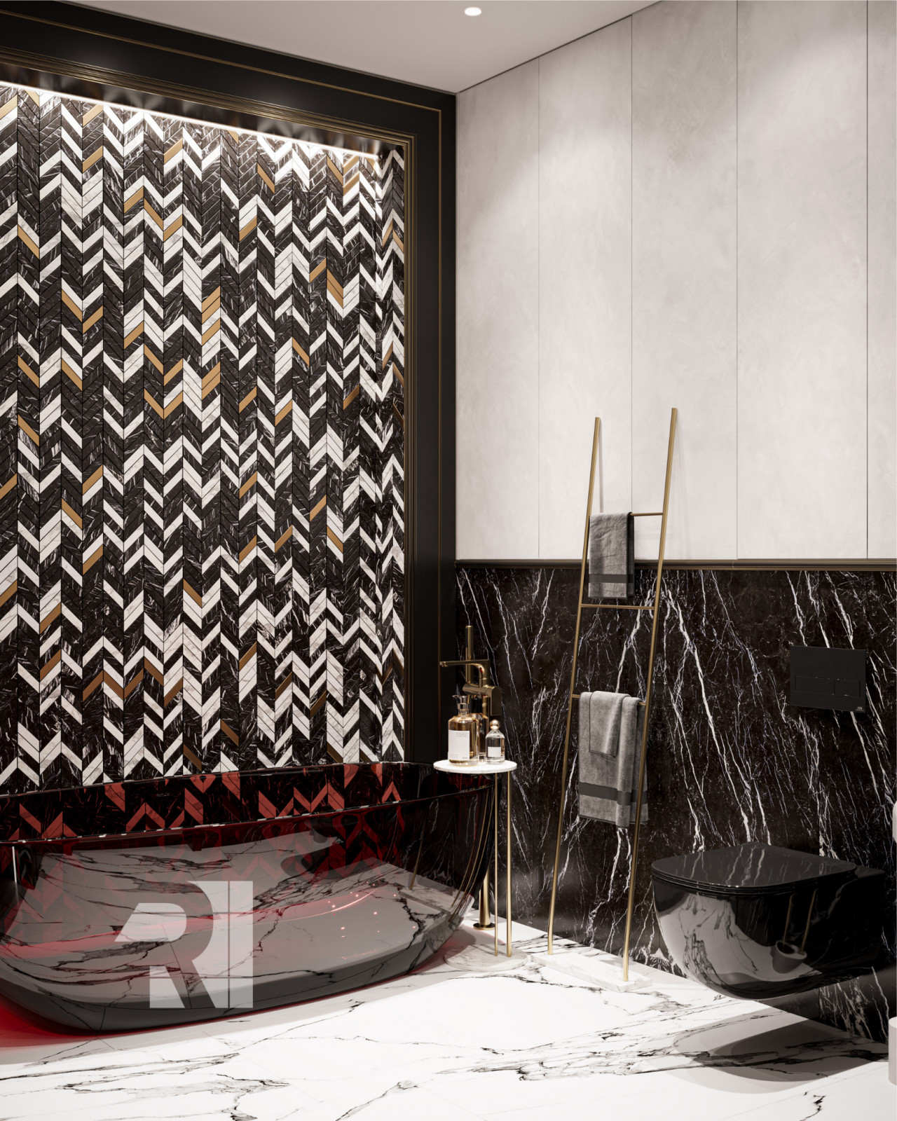 Современный стиль с элементами ар-деко