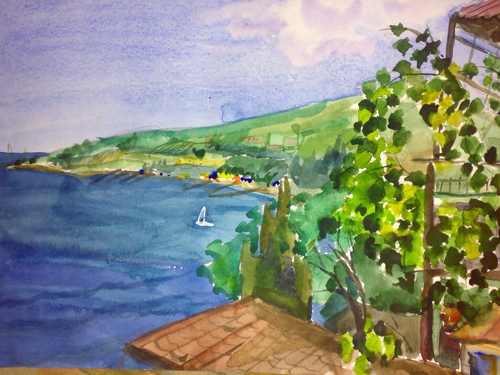 картины акварелью