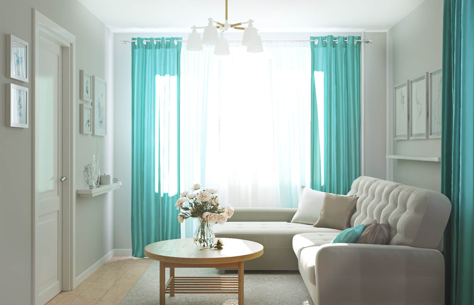 Дизайн проект для молодой девушки.