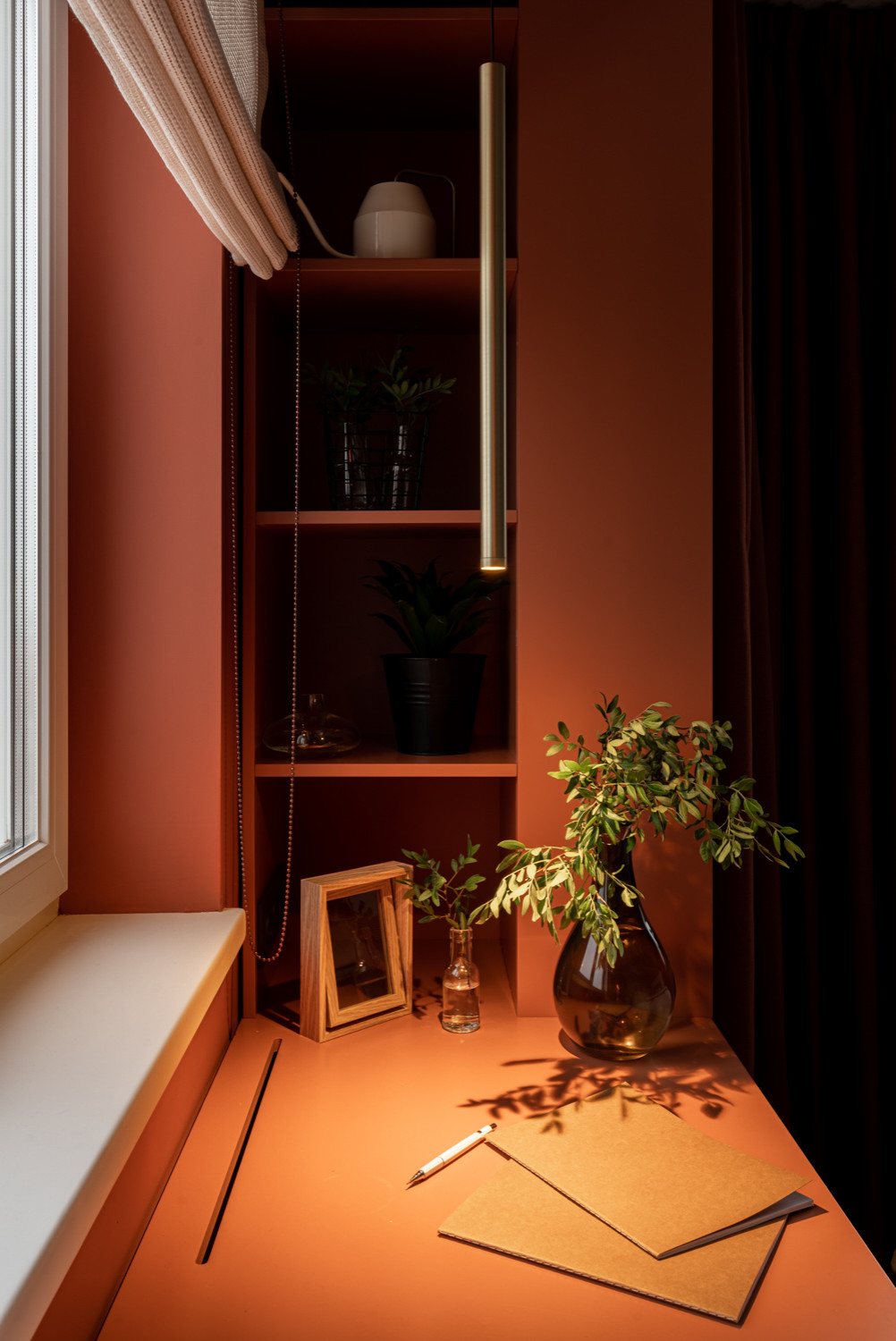 Спальня с огоньком