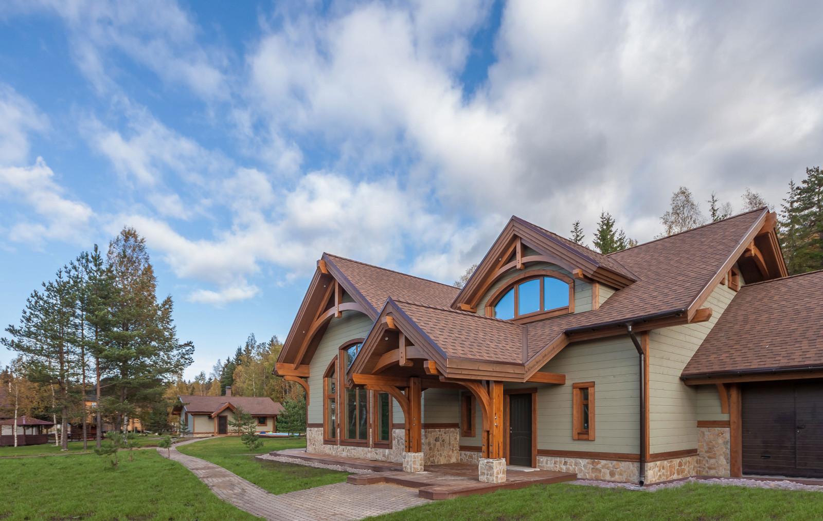 Дом по технологии Timber Frame
