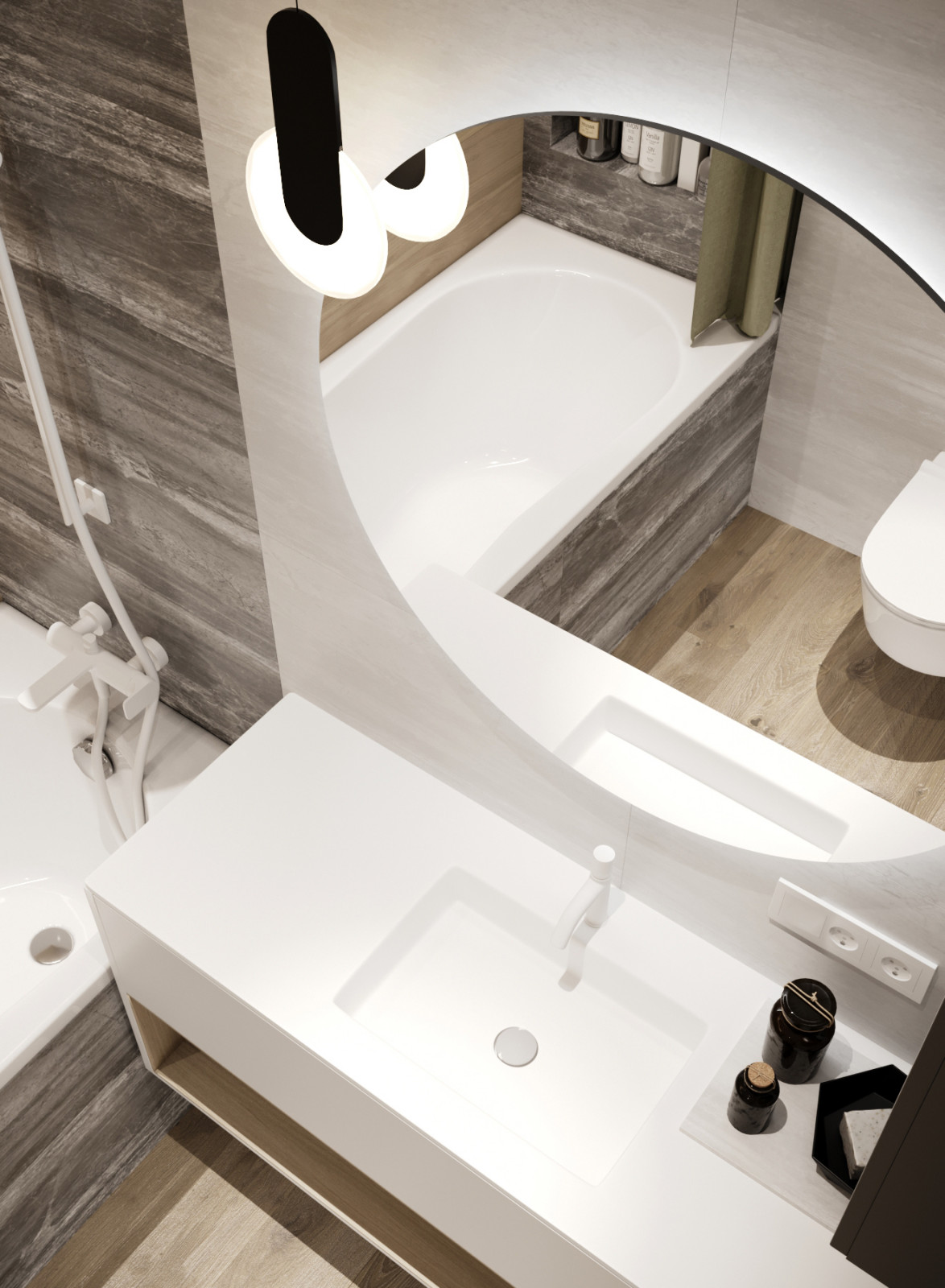 Дизайн-проект квартиры на Авиаторской 72,15 кв.м