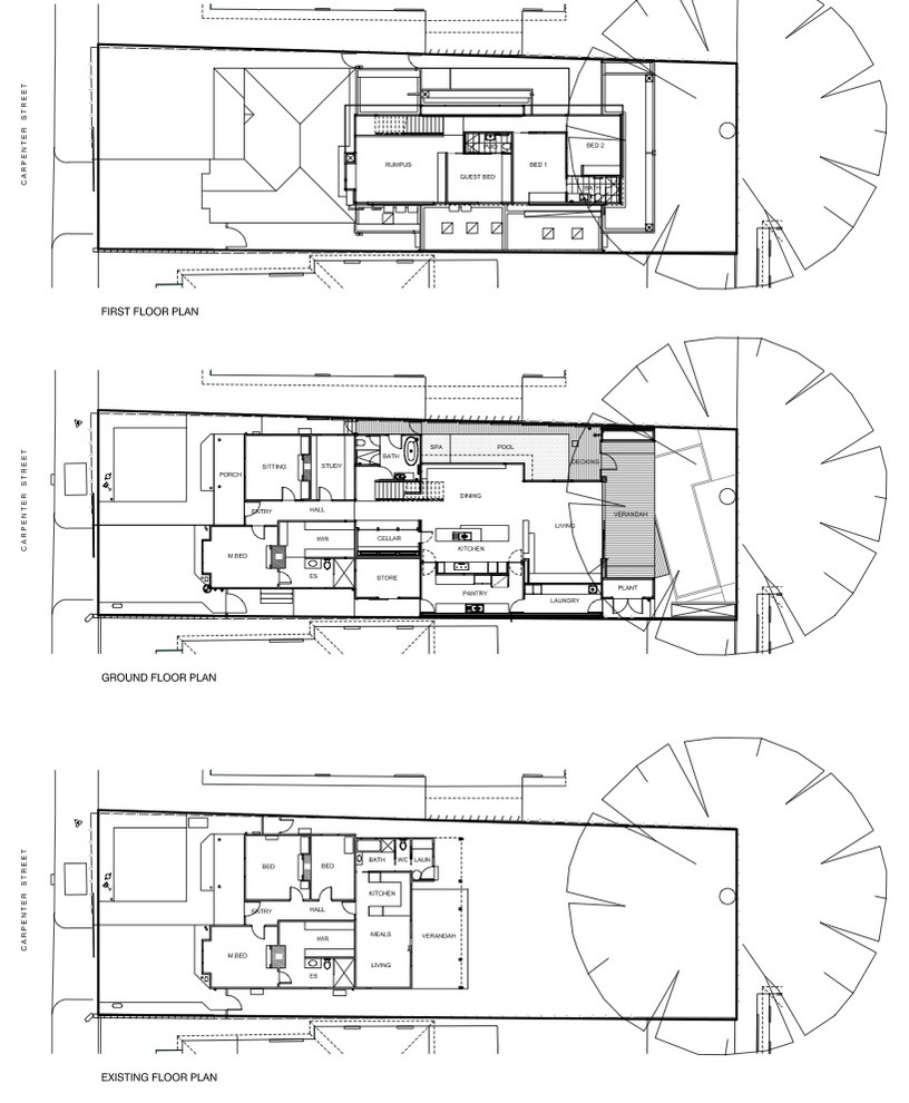 Houzz Австралия: Старый коттедж с футуристичной террасой