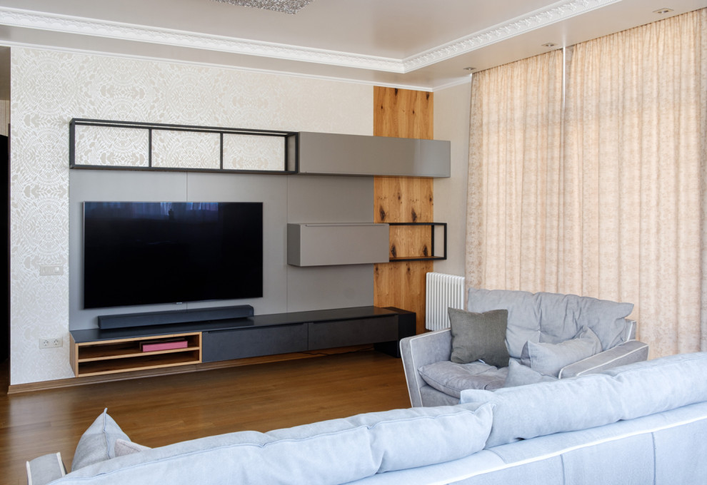 Кухня – гостиная с интересным решением