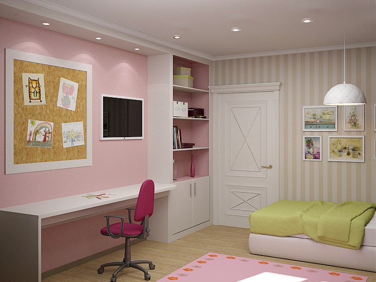 Квартира в современном классическом стиле.