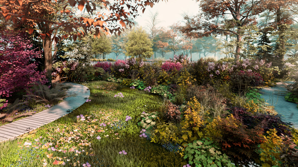 Ландшафтный проект Частного детского конного клуба