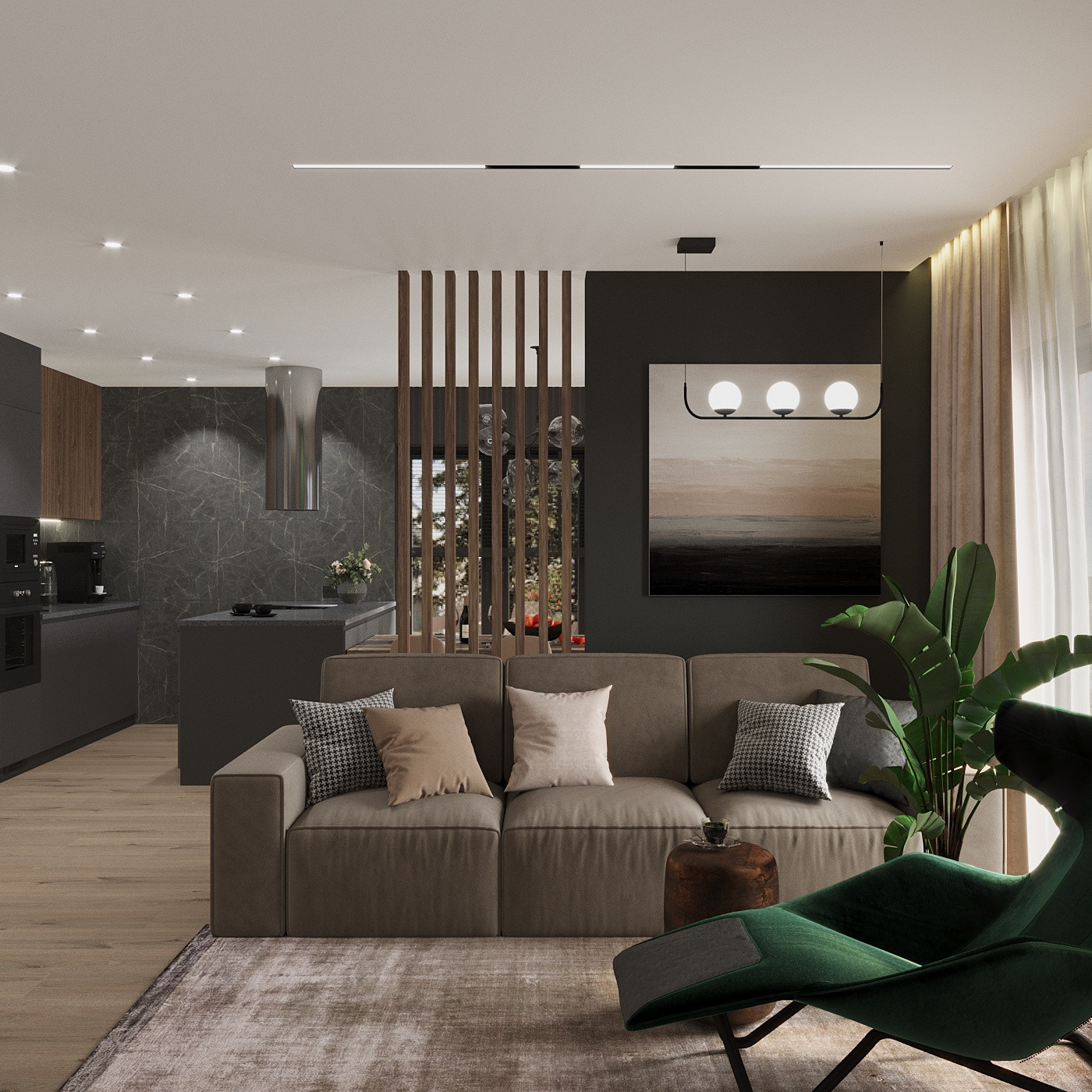 Дизайн-проект дома, площадью 110 м2 в г. Новосибирск. Кольцово