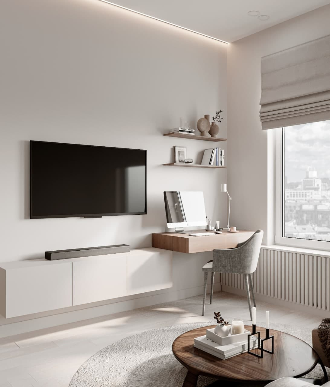 ДИЗАЙН-ПРОЕКТ ИНТЕРЬЕРА КВАРТИРЫ, ЖК GREEN PARK, МОСКВА, 60 М²