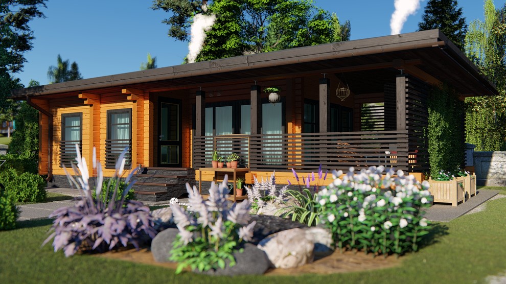 Обложка проекта: Баня из клееного бруса "Гринфилд"