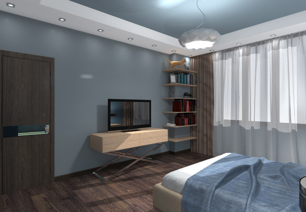 Дизайн-проект квартиры в ЖК "Дирижабль" на Профсоюзной ул.