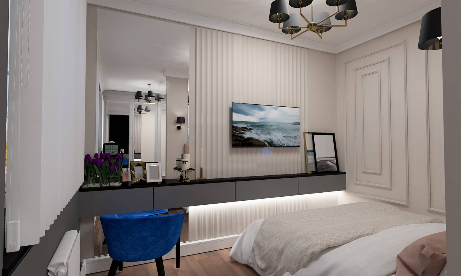 спальня в современном стиле