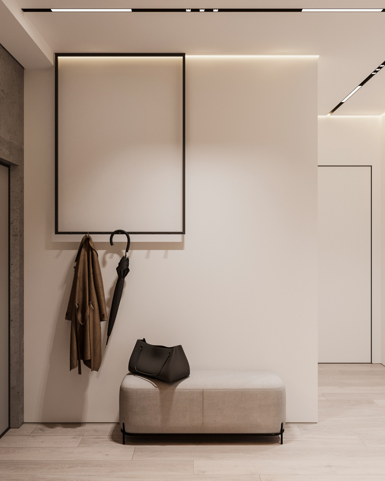 ЖК "Небо" современный интерьер в стиле минимализм 105 кв.м