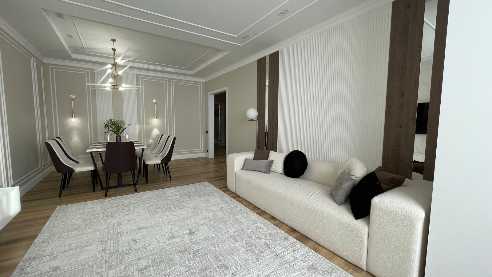 Интерьер квартиры 146м2 в Казахстане