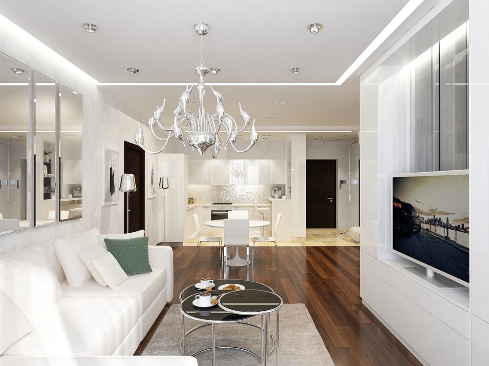 Luce Argento Apartment Interior in Modern Style