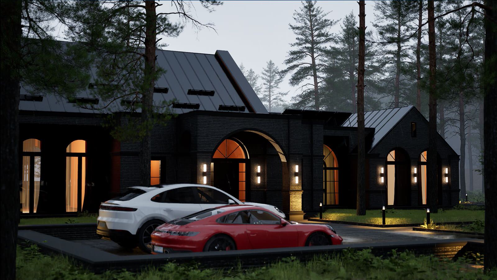 Загородный дом в стиле современный Голландский Модерн (Dutch modern house)