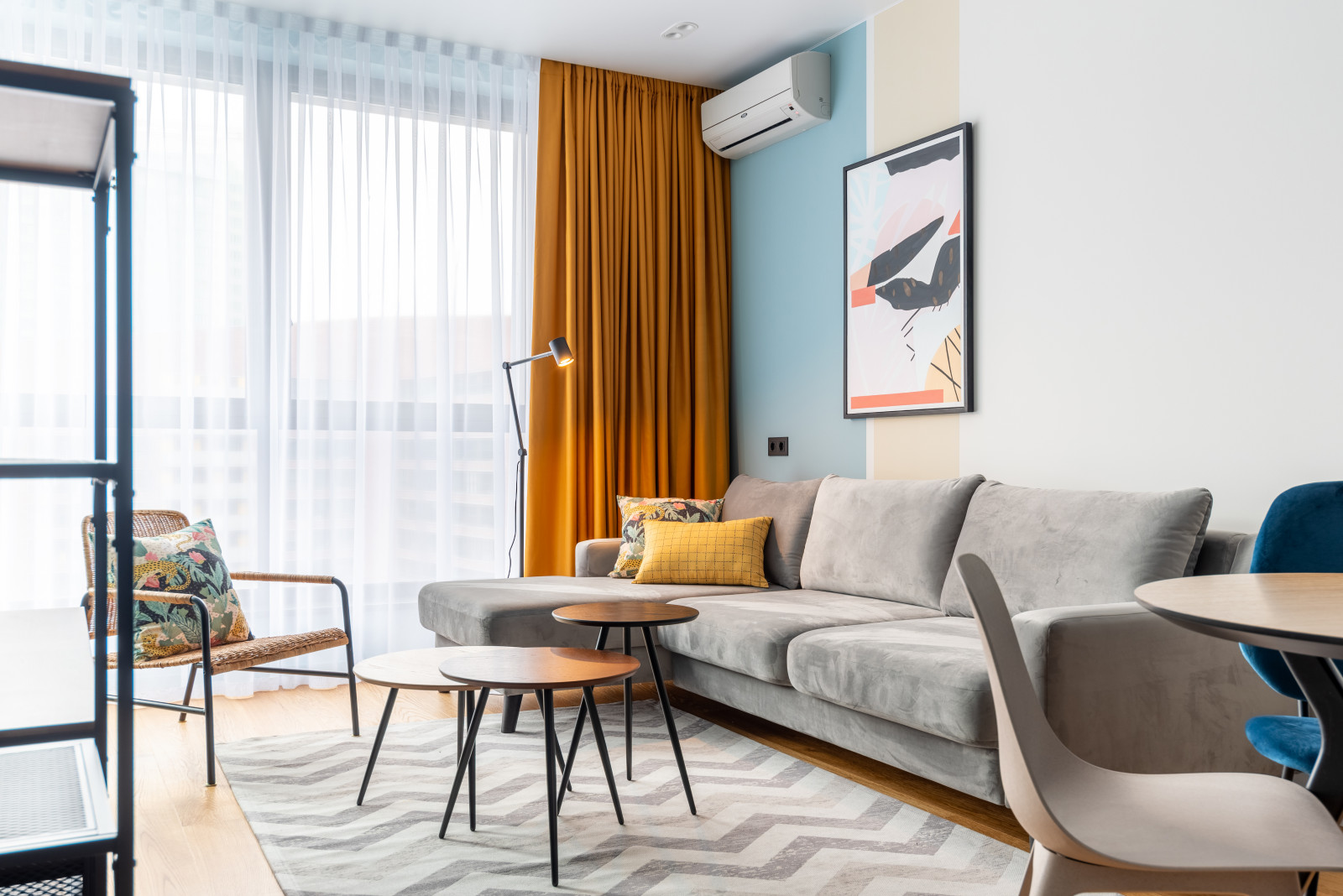 Обложка проекта: Двухкомнатные апартаменты в ЖК «Лайнер», общей площадью 48 м²