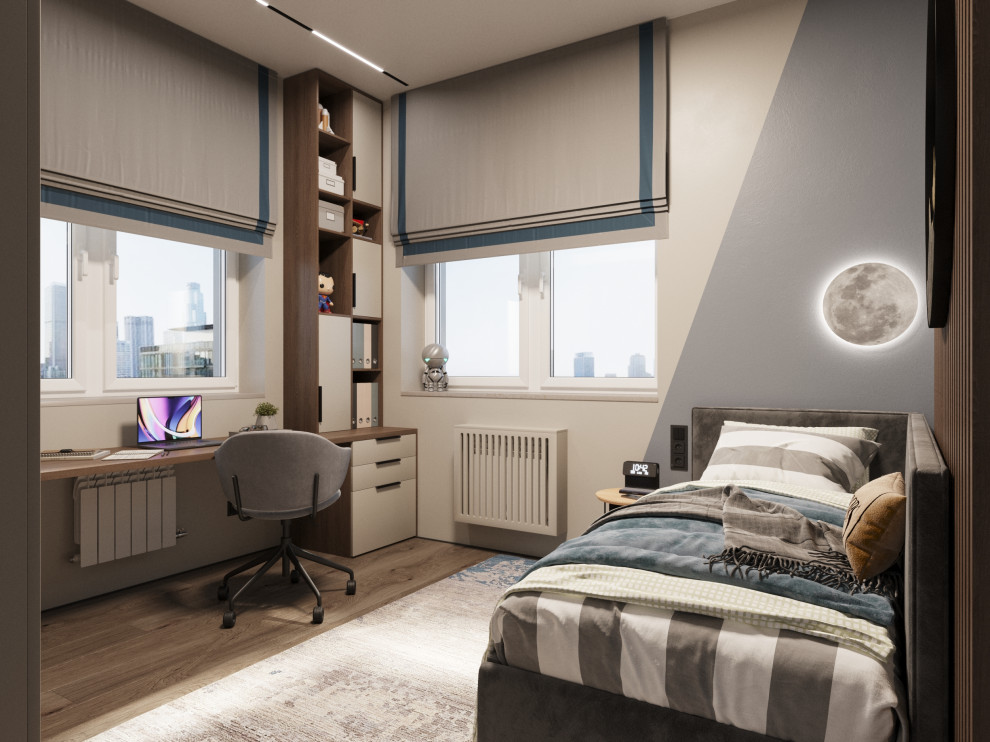 Московская современная квартира 97 кв.м для семьи с двумя детьми