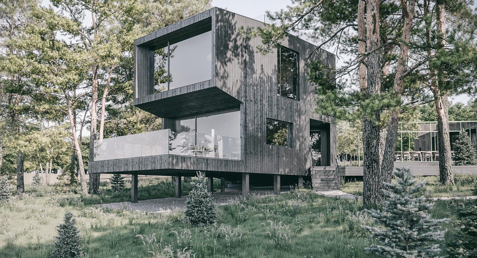 Обложка проекта: Дом с видом на озеро