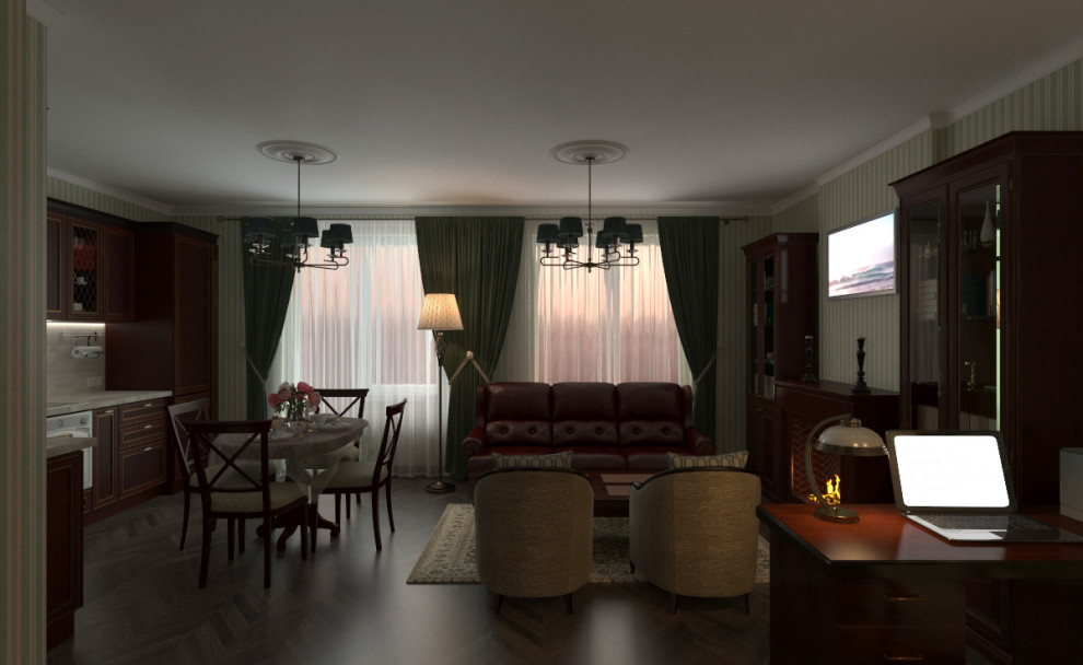 Обложка проекта: Английский стиль в современной квартире