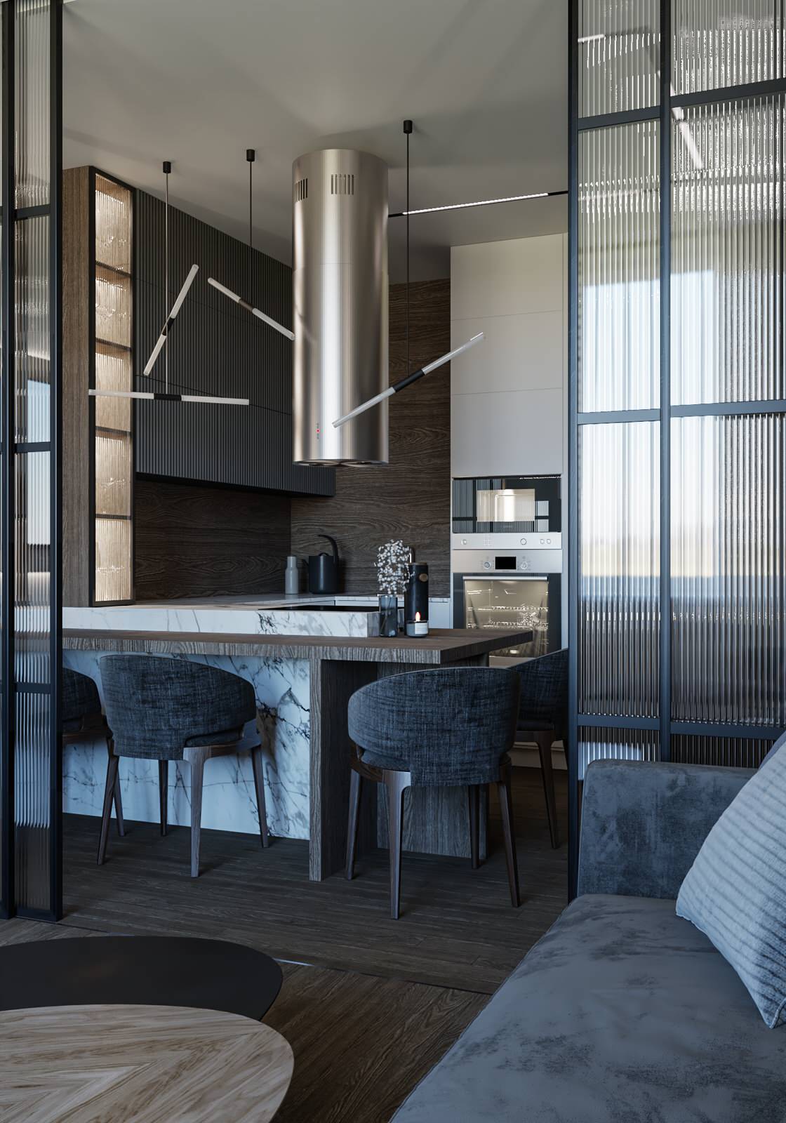 Проект для студии NEFORMAT в ЖК SOHO г.Екатеринбург