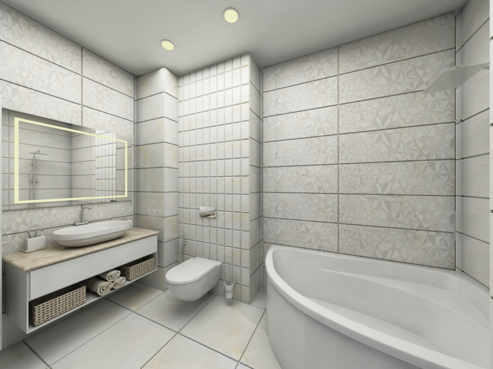 Современный интерьер в светлых тонах