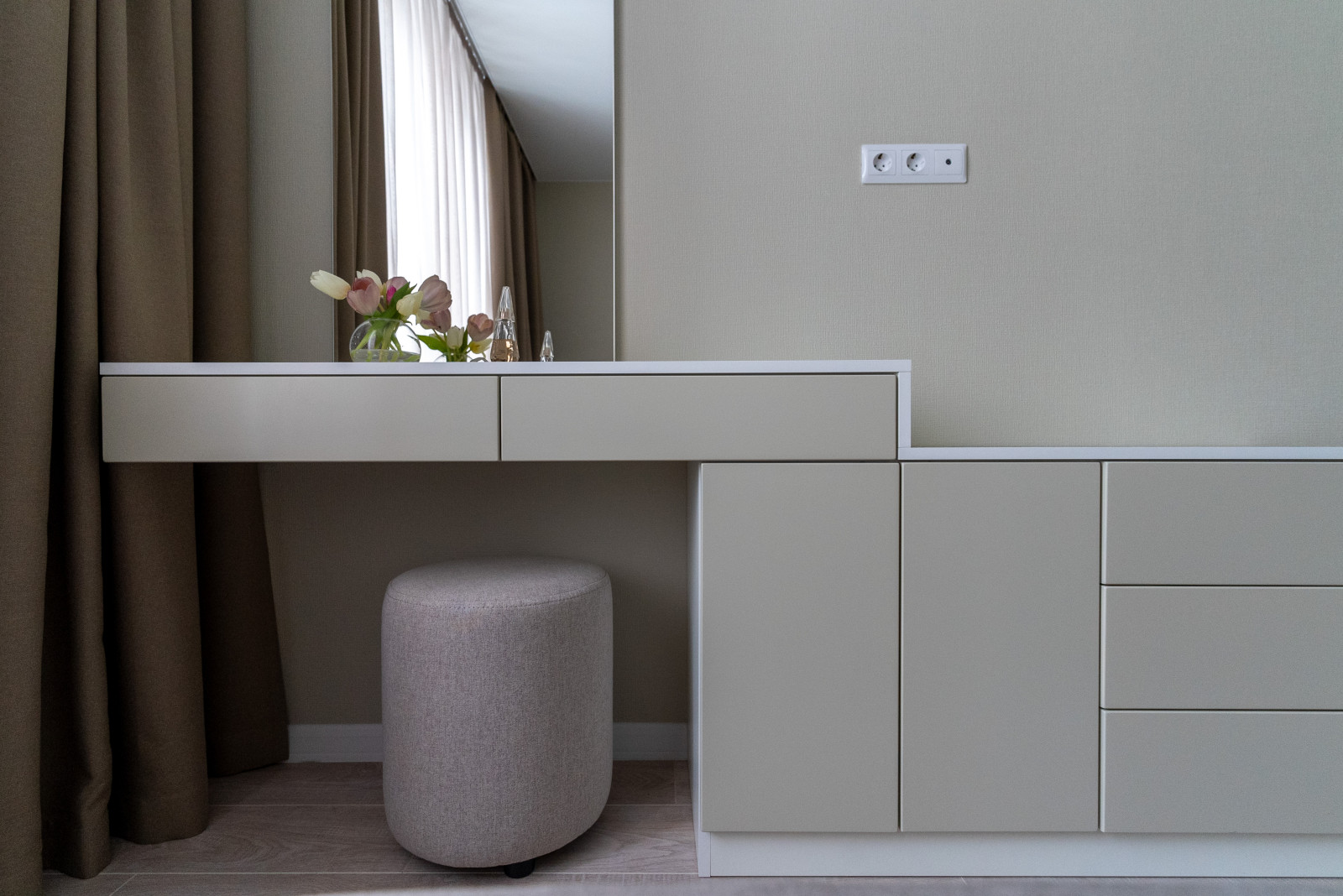 Мебель в едином стиле для однокомнатной квартиры в Светлогорске