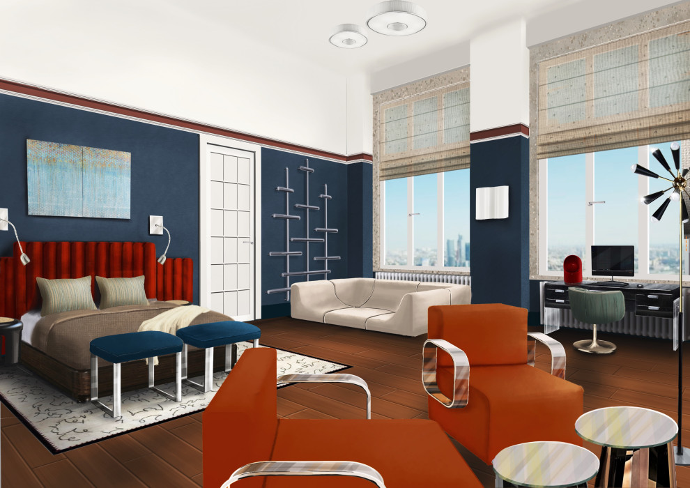 Обложка проекта: Проект "Энергия паруса" (Квартира на Мосфильмовской, 388 кв. м)