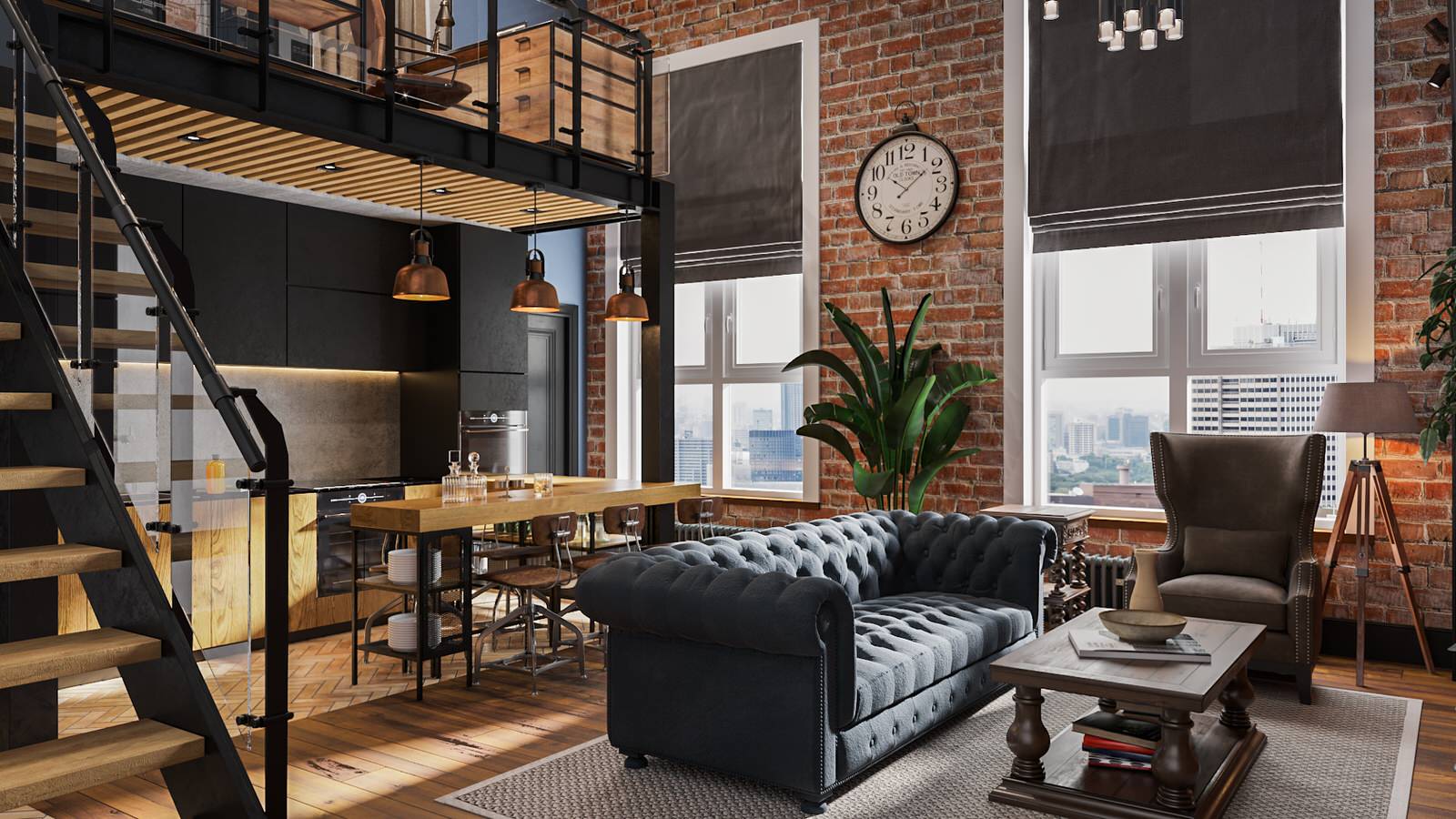 Гостиная-Кухня