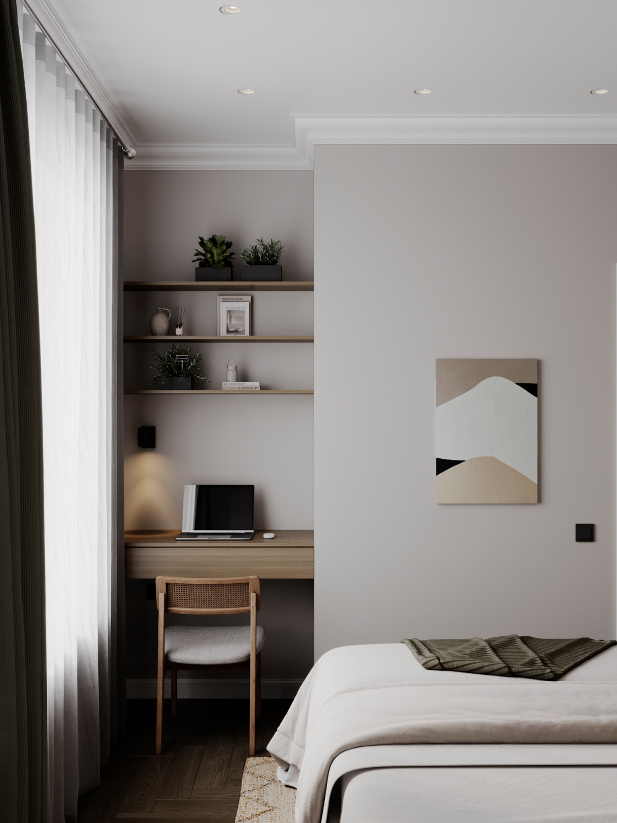 Уютный интерьер в ЖК Западный Порт