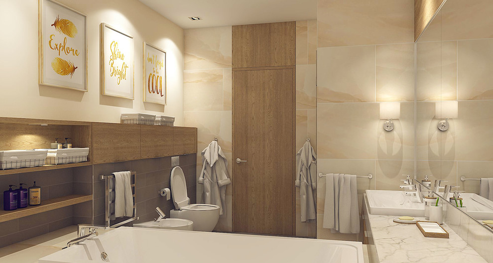 Современная детская ванная комната