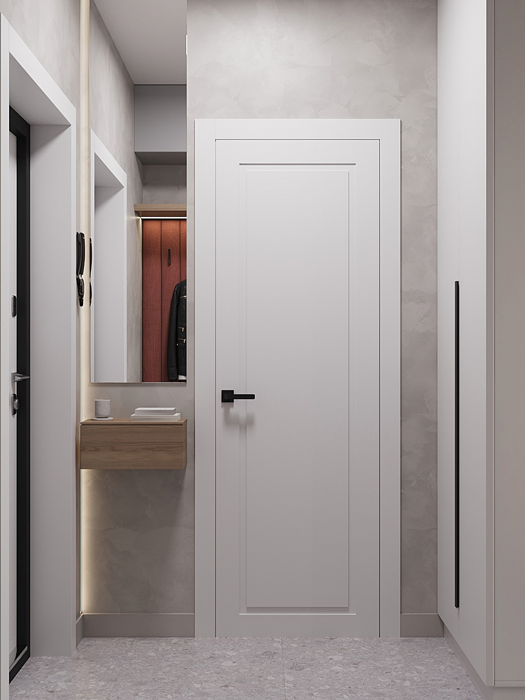 Обложка проекта: Дизайн-проект однокомнатной квартиры