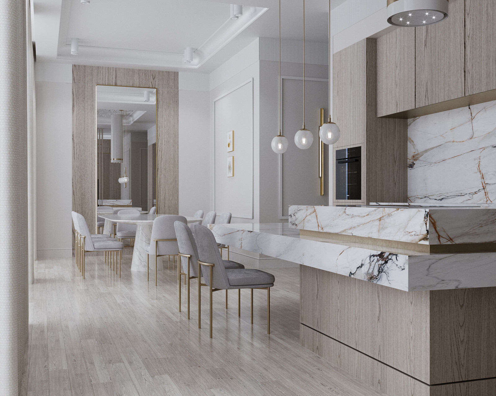 Обложка проекта: Дизайн квартиры в светлых оттенках