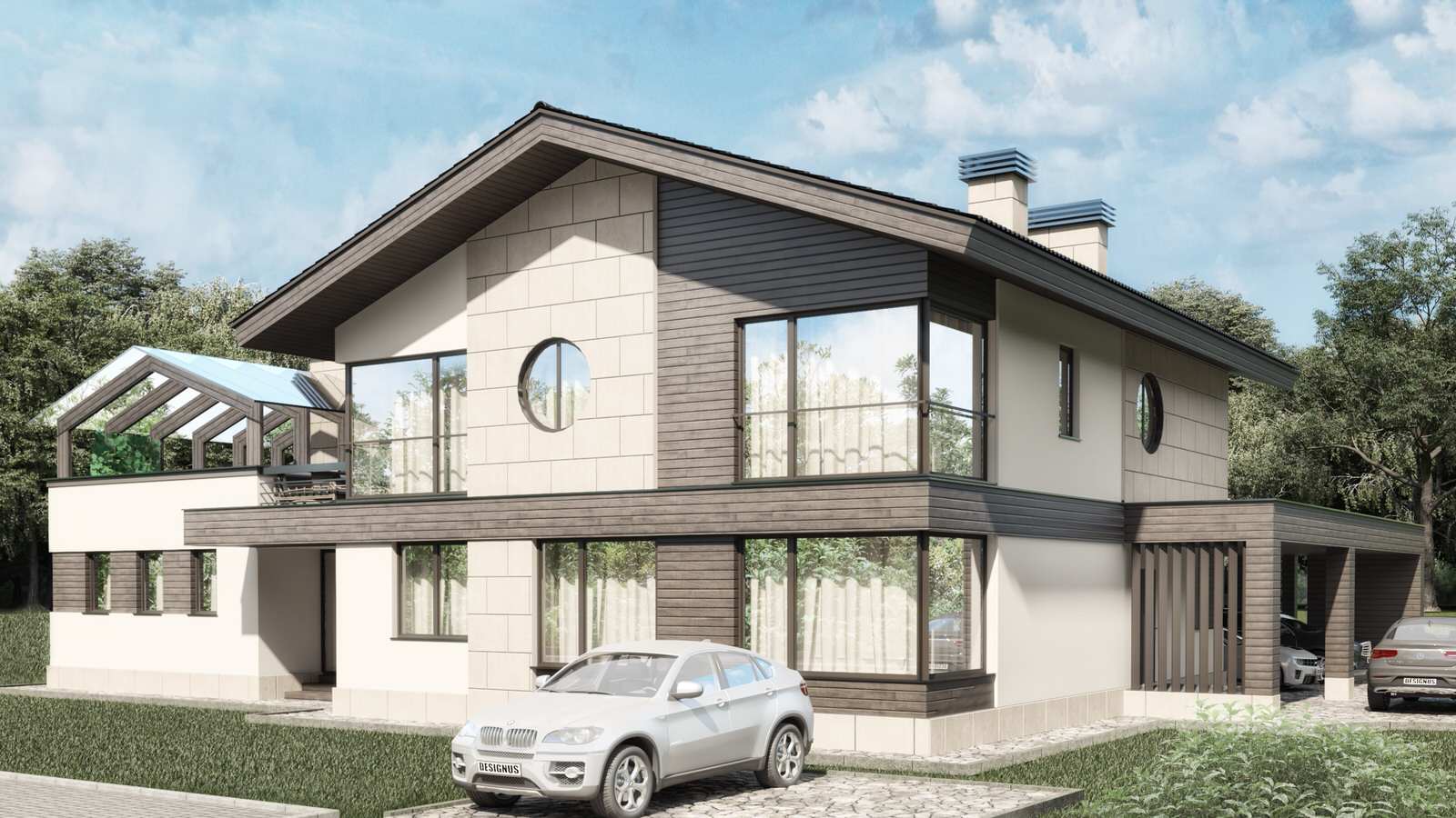 Обложка проекта: Дом в Рузе