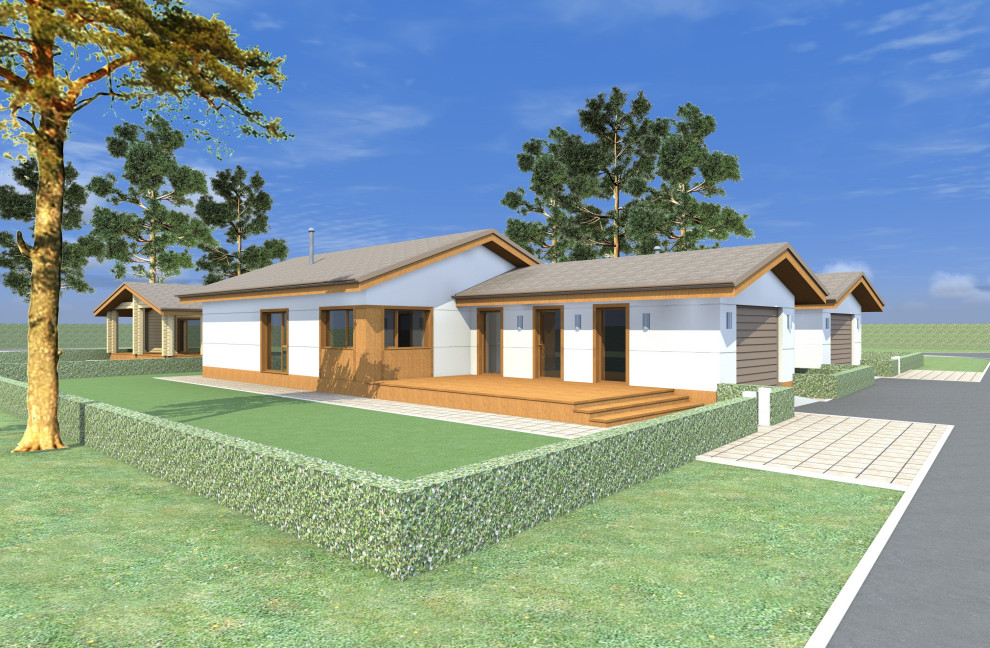 Обложка проекта: группа частных жилых домов