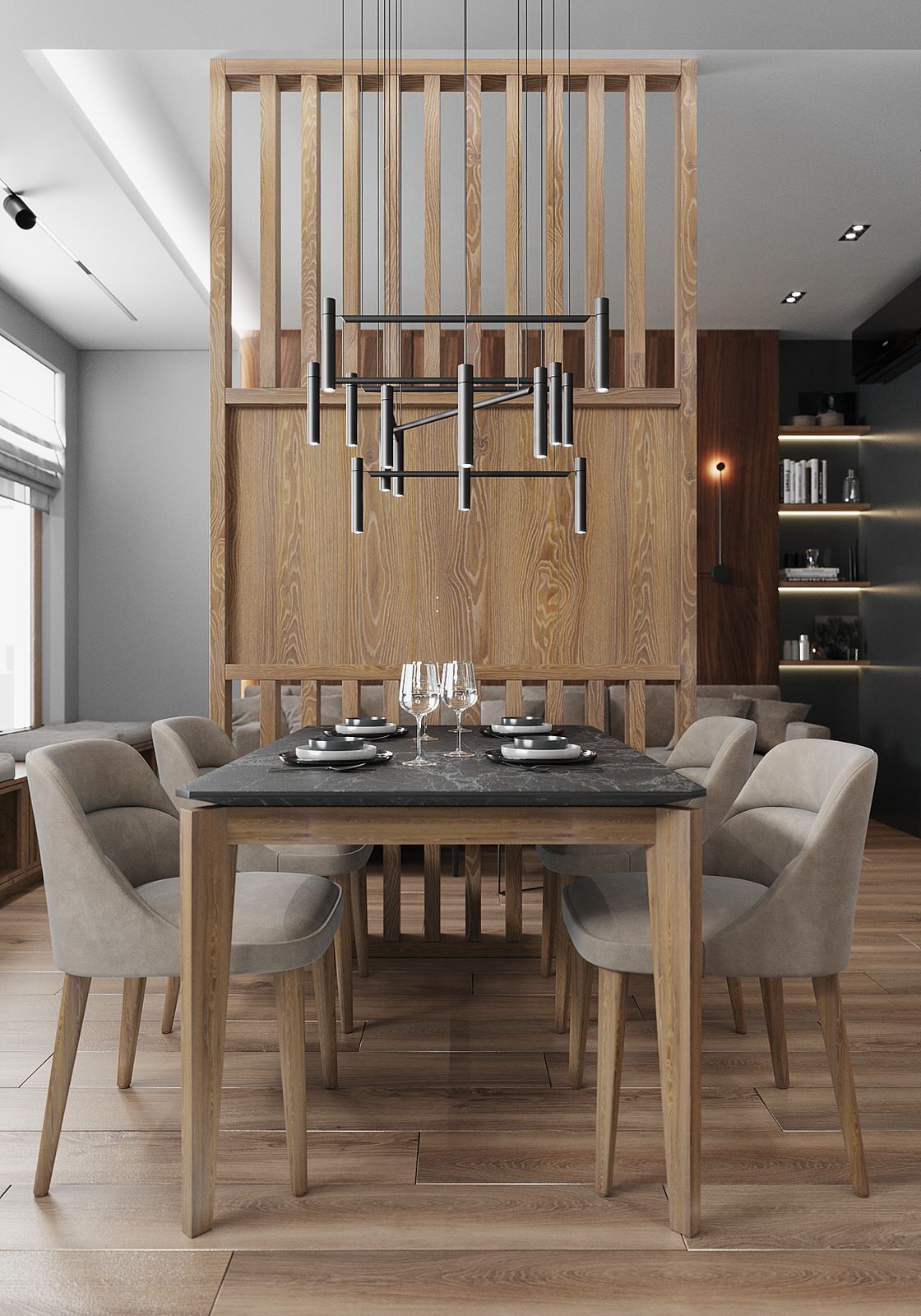 Проект Квартиры в современном стиле ЖК Петровская Коса