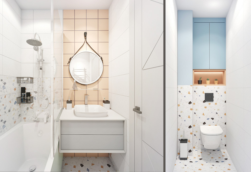 Обложка проекта: Трехкомнатная квартира для молодой и позитивной женщины и двух ее сыновей