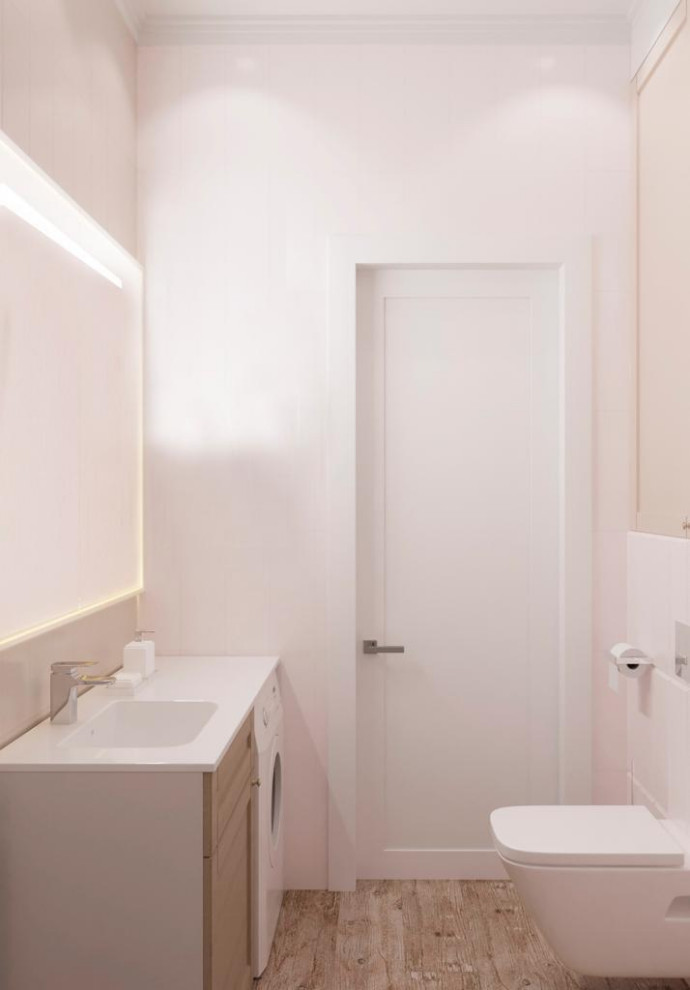 Дизайн проект квартиры общей площадью 87 м2 в стиле "Эклектика"