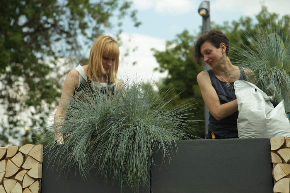 Балкон в экостиле