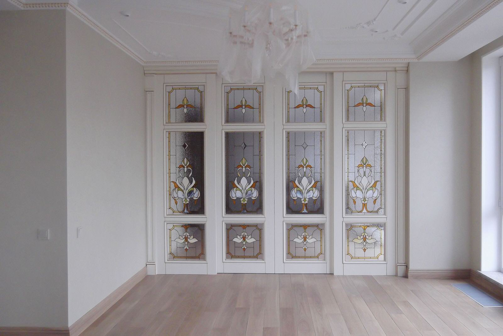 Реализация: Витражи в квартире на Шапова