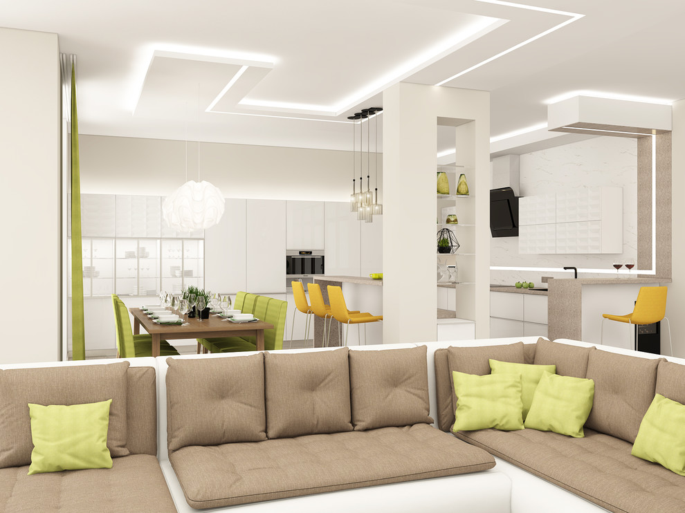 Обложка проекта: Первый этаж загородного дома