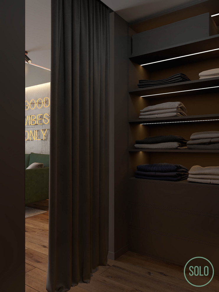 Лофт со спальней на втором уровне