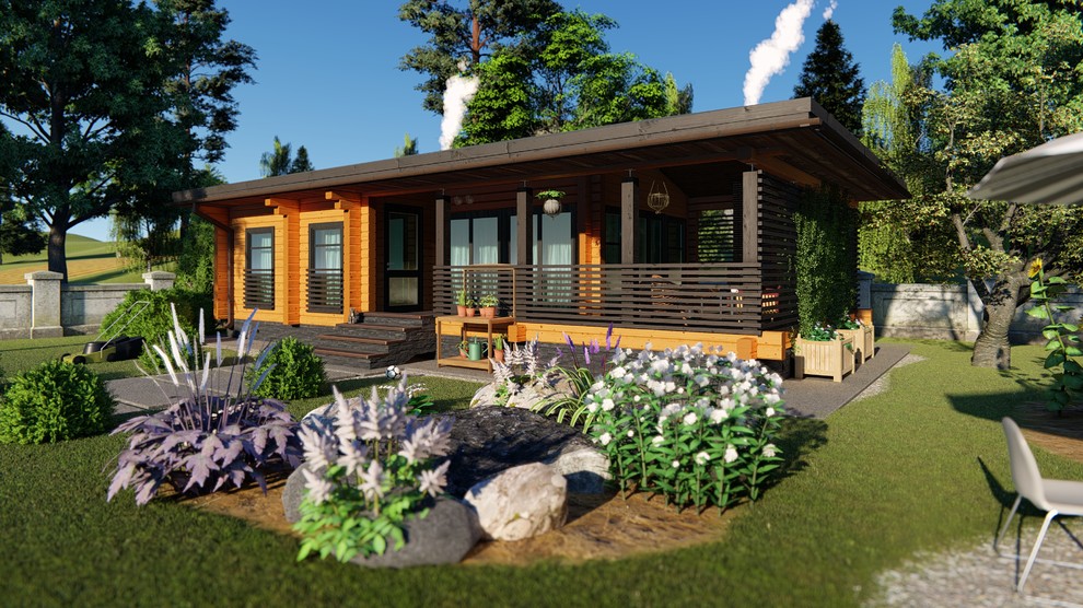 Баня из клееного бруса "Гринфилд"