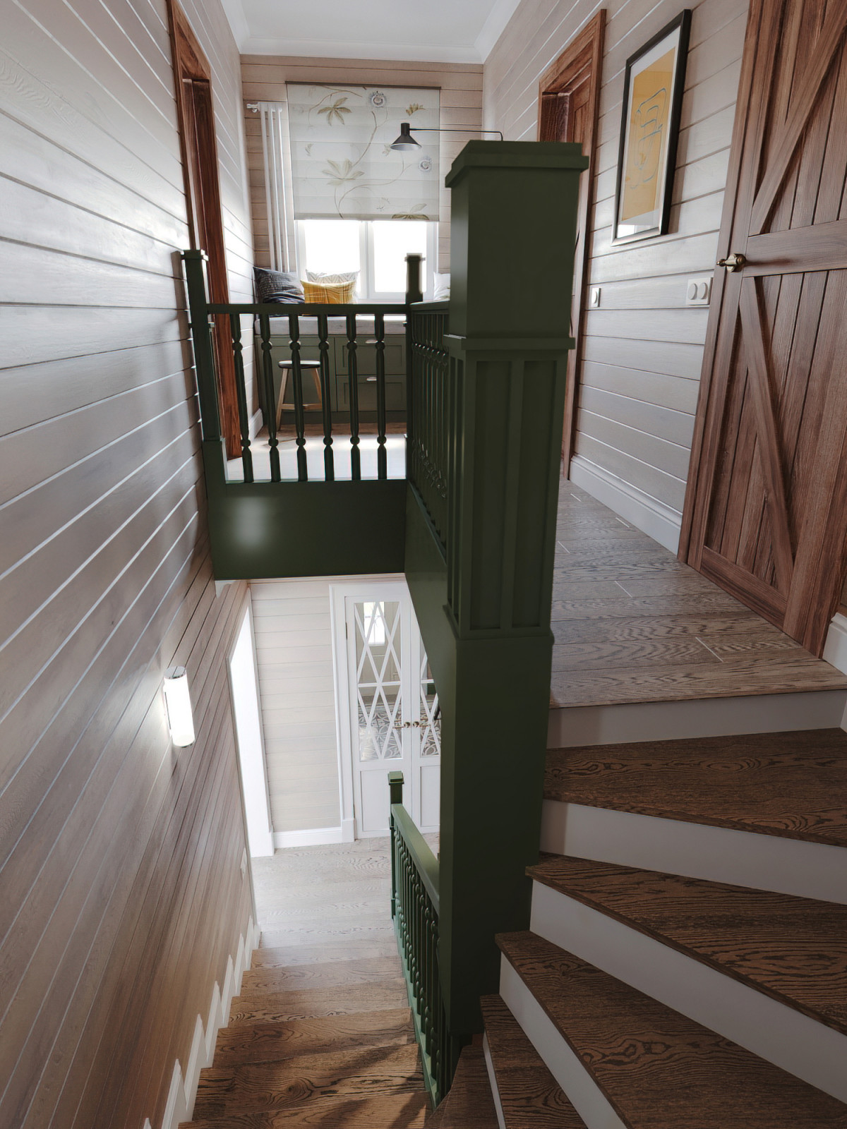 Загородный дом для молодой семьи с котами