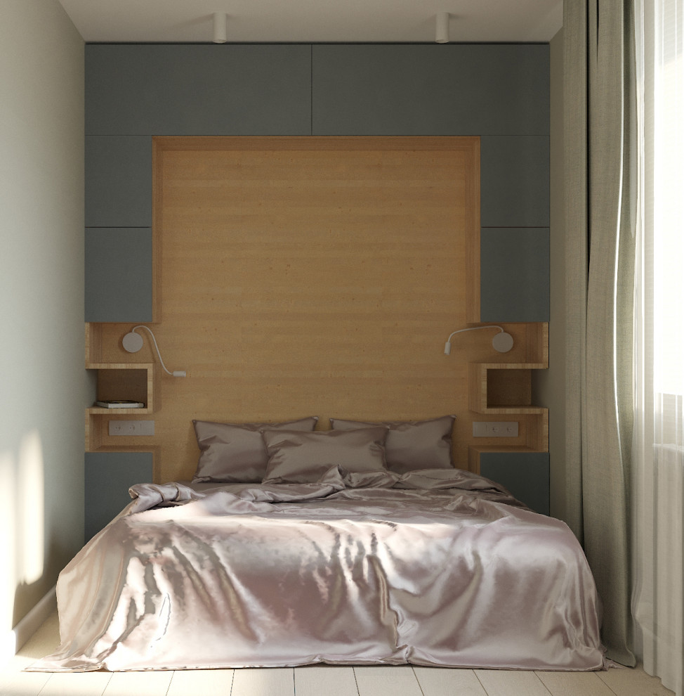 Частный дом «серые оттенки минимализма с современной классикой»