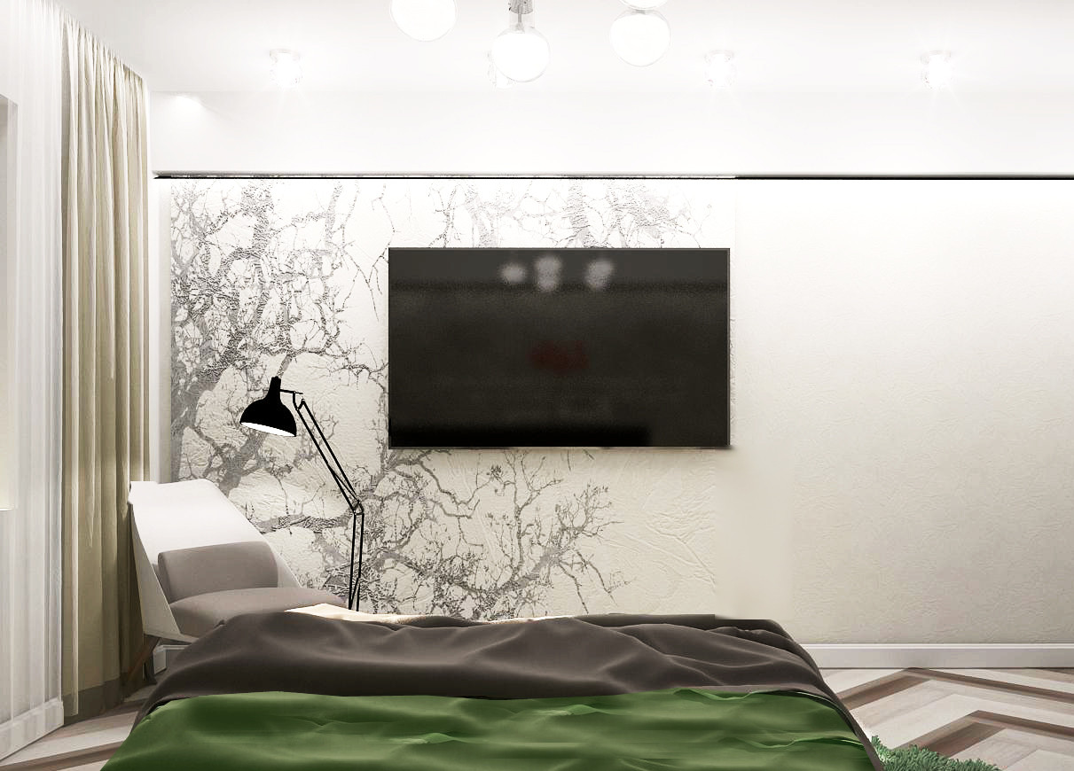 Яркий проект. Квартира 70 м.кв. фьюжн.