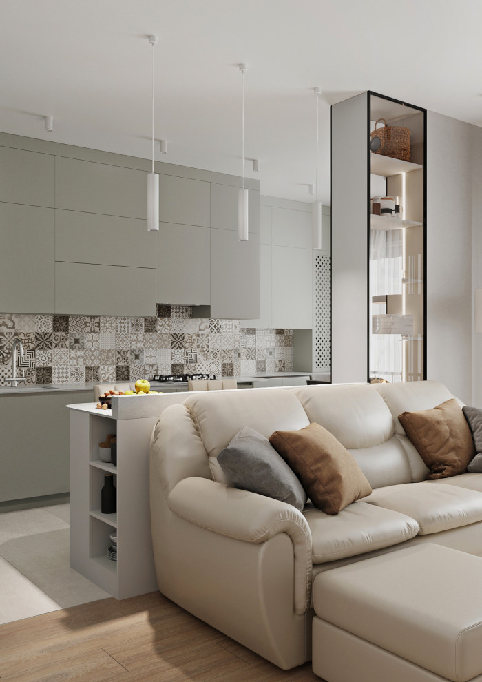 Innenarchitektur einer kleinen Wohnung