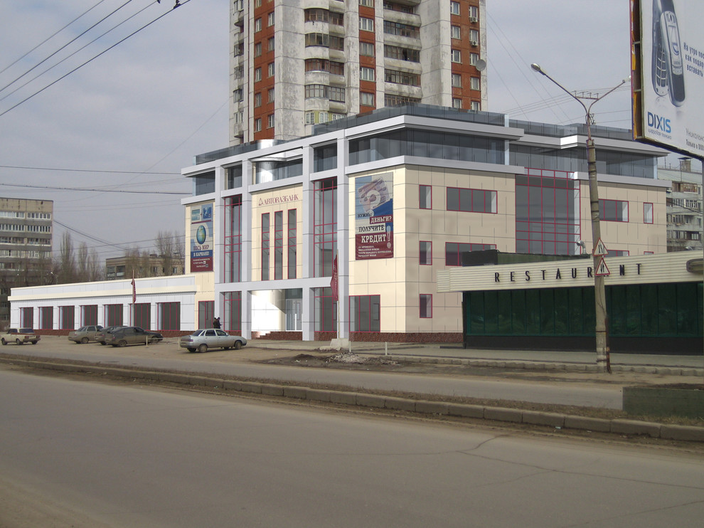 Варианты фасадов по головному офису Автовазбанка на ул.Голосова