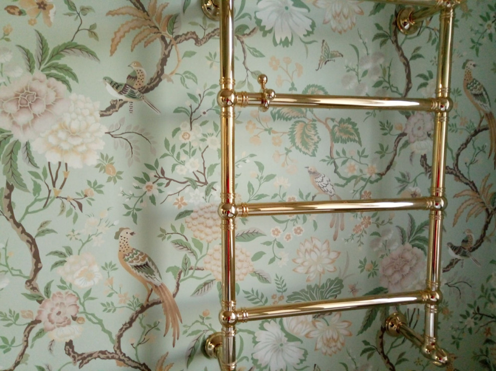 Роспись по трафарету. Ванная комната